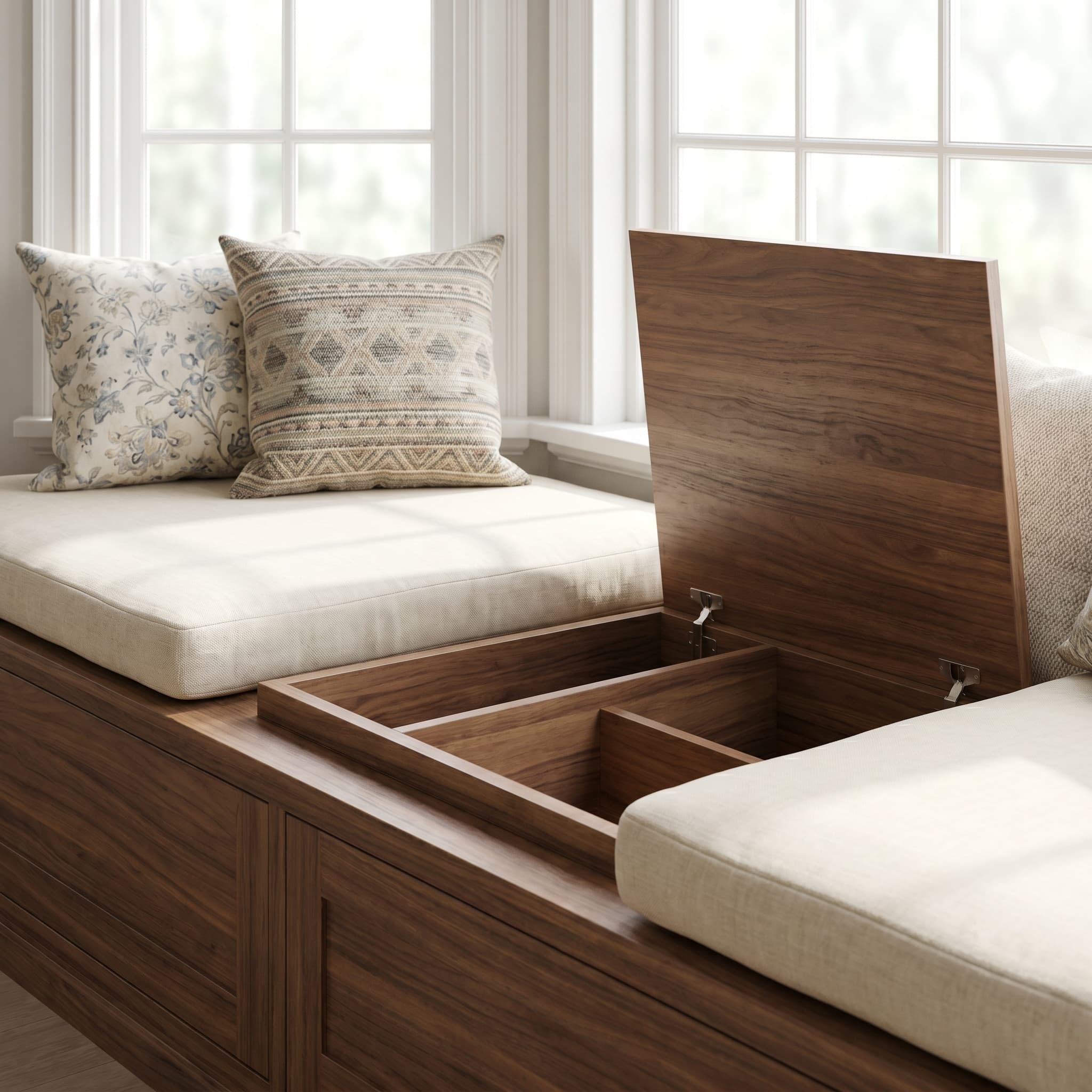 Window seat with storage