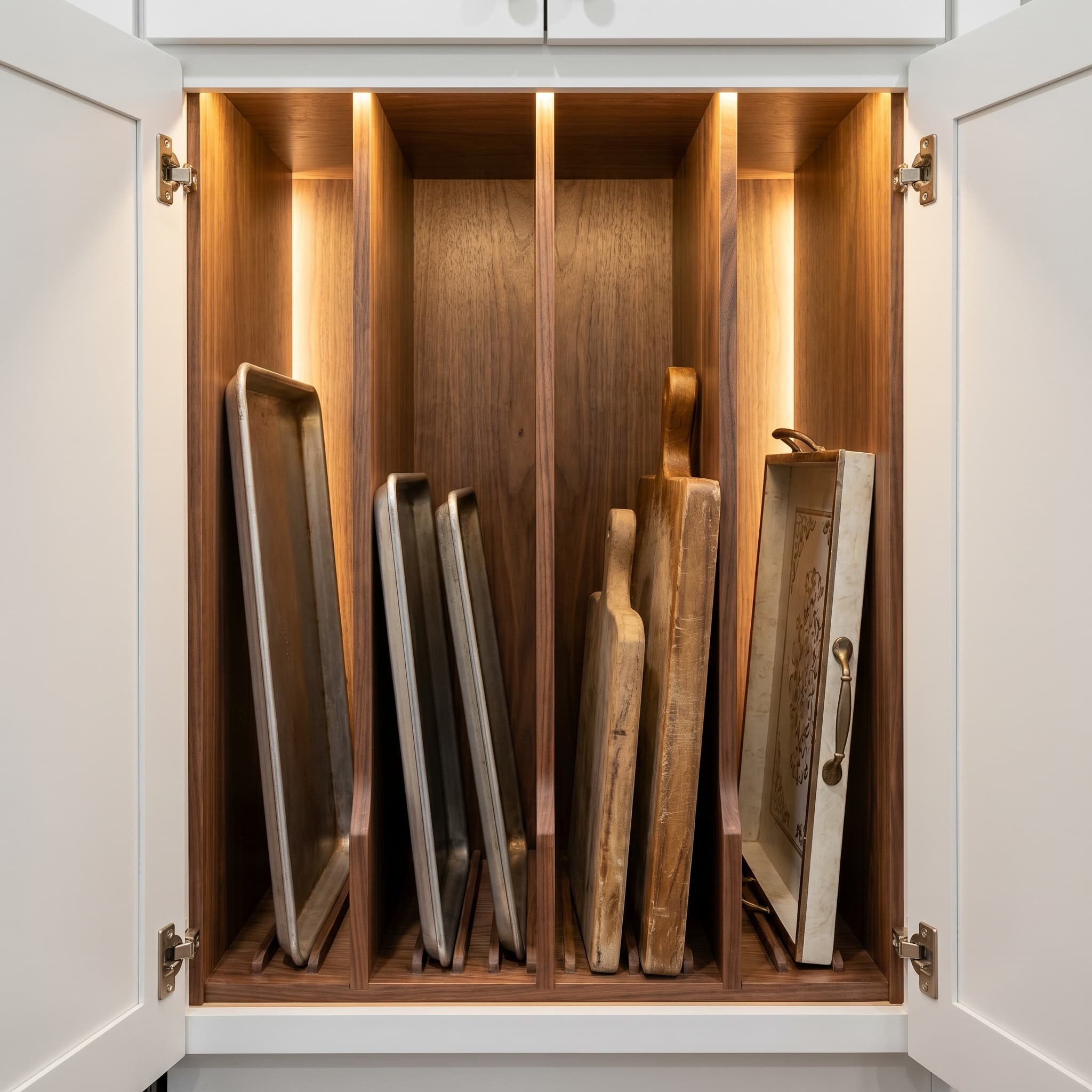 Vertical tray divider