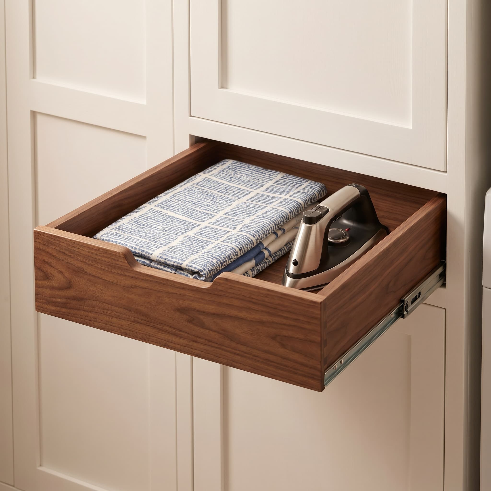 Iron & ironing board drawer