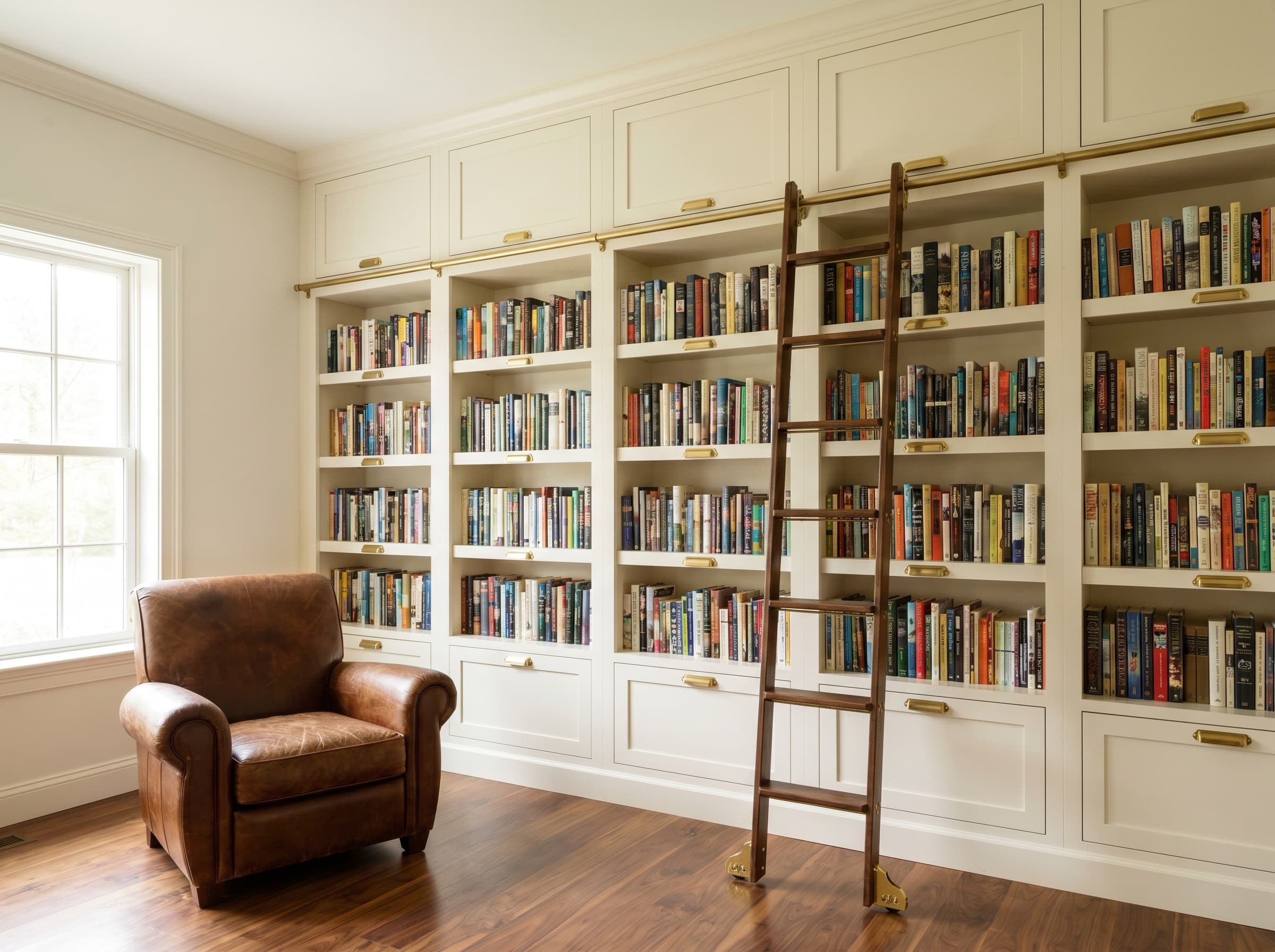 Heritage Library / Media Wall package · Full library or media wall