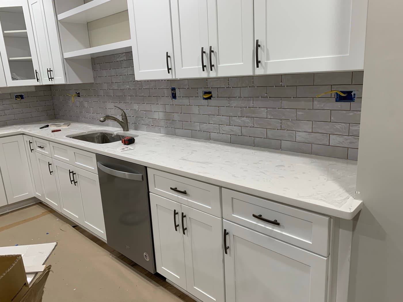 Milton, GA · Open-concept kitchen with bar-height island seating.