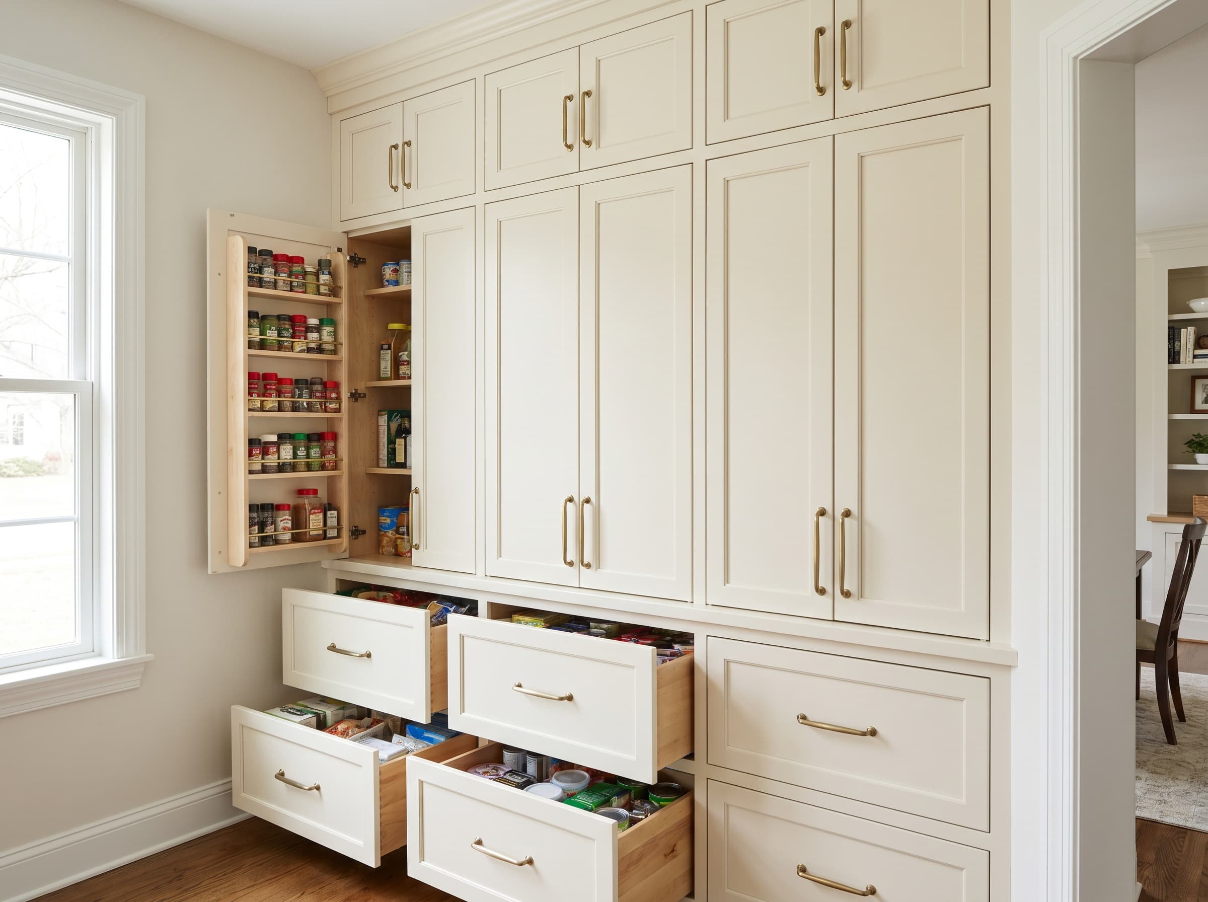Reach-in Cabinet package · Tall floor-to-ceiling cabinet